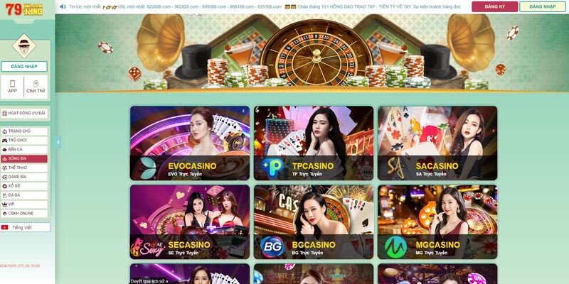 Hướng dẫn tham gia Casino 79King chi tiết